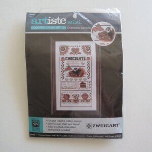 CHOCOLATE MINI SAMPLER ARTISTE NEW SEALED CROSS STITCH KIT #1088624